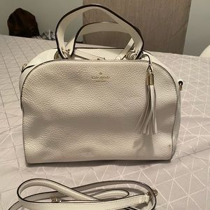 NEW Kate Spade White Bayley Atwood Place Purse
